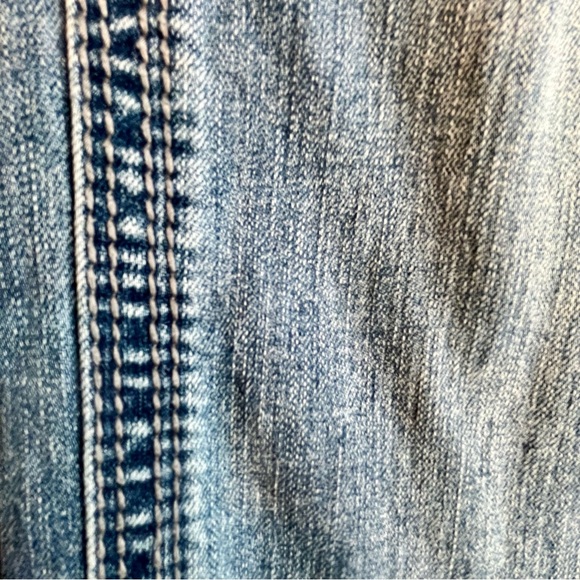 Seven7 Jeans Mens 34x34 Straight Fit Denim Stretch Pants light distress - Picture 11 of 12